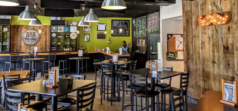 515 Brewing Taproom No People 768x358