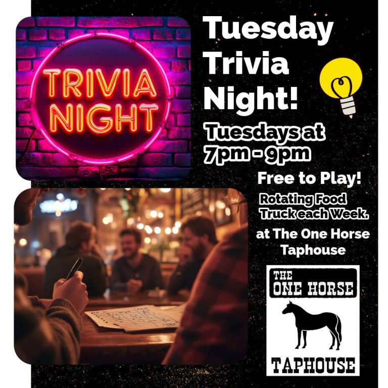 Copy of One Horse Taphouse Web Graphics 1 1 Tuesday Trivia Nights 768x768