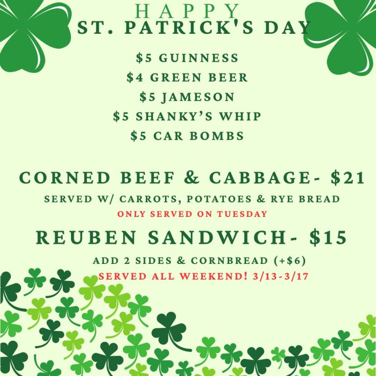 Green Shamrock Modern St. Patricks Day Instagram Post  768x768