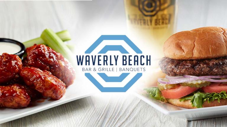 waverly beach fox valley best restaurant bar burger chicken wings logo 768x432