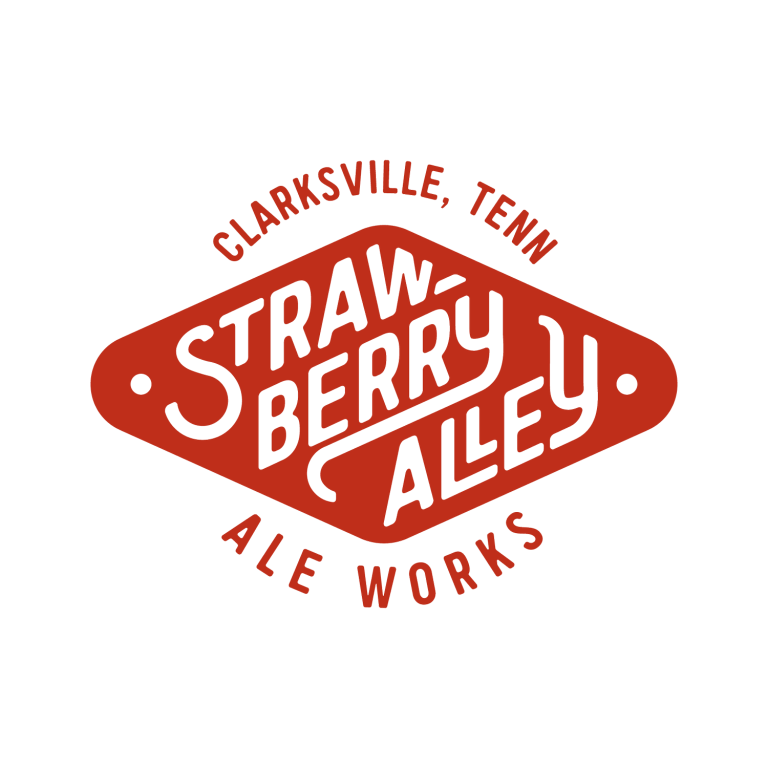 StrawberryAlleyBadgeLogo Red 768x768
