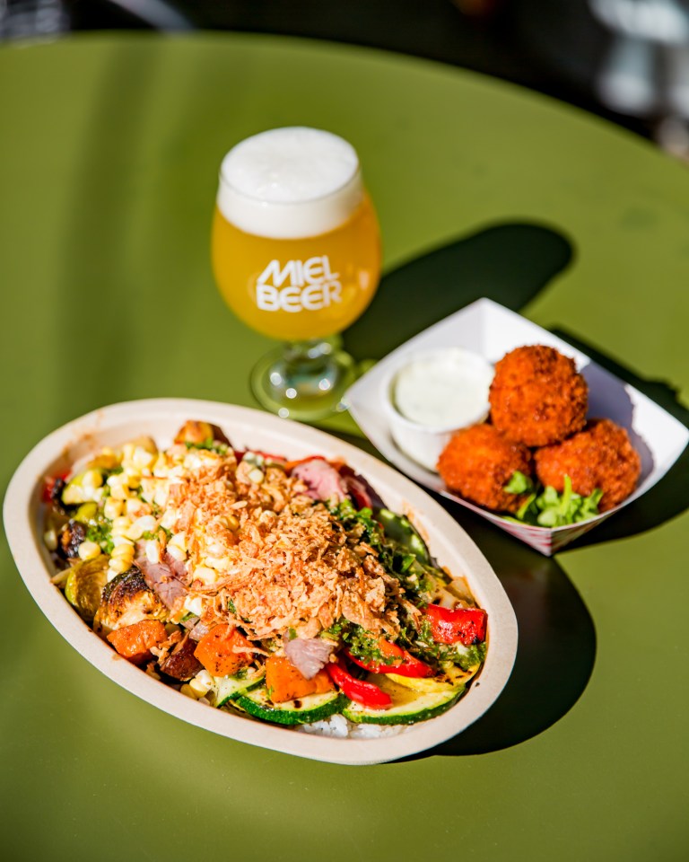 Website Hatch and Harvest food truck steak bowl and risotto balls 768x960